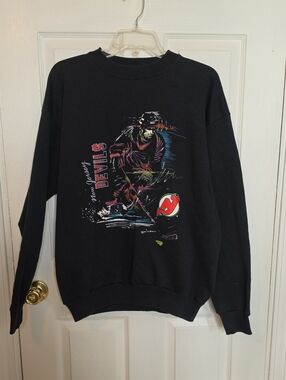 Vintage New Jersey Devils Sweatshirt Saturday's Hero